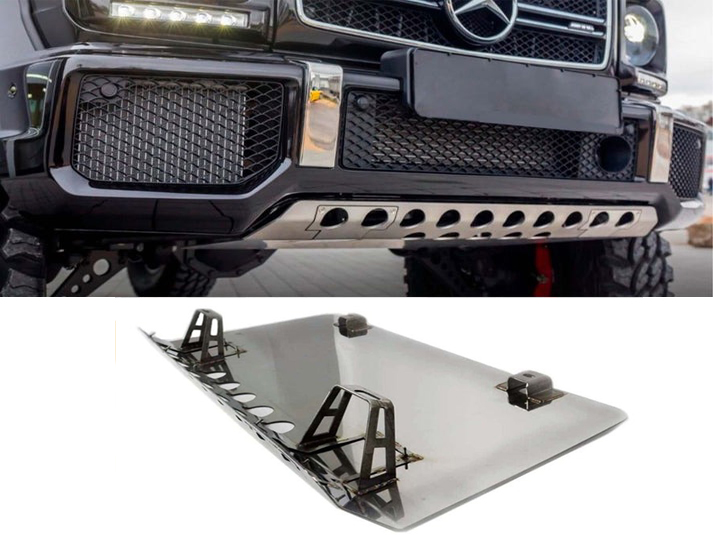 Mercedes-Benz W463 AMG G-Class Stainless Steel Front Skid Plate